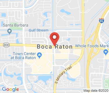 Google map image of location Boca Raton, FL, USA